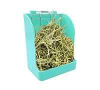 Bunny Havingers - Dispensador de heno de conejo para animales pequeños, soporte de autoalimentación, soporte para heno de conejo, accesorios en jaula para conejos para animales