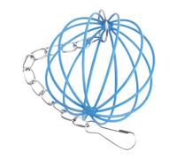 Bunny Hay Feeder, Hay Rack Dispenser, Metal Grass Feeding Ball, Chew Toy Function, Cage Accessory, Ideal for Small Animals, Hamster, Chinchilla, Indoor Habitat, 2.36x2.36in