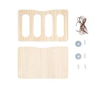 Bunny Hay Feeder Large Wooden Cage Mounted Food Keeps The Fe Dispenser Rack