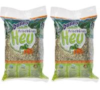 Bunny - Heno Fresco para roedores Adultos Zanahoria 500 gr (Paquete de 2)