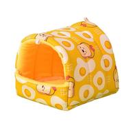 Bunny Hideaway, acogedora casa para hámsteres - Camas de conejo, cama de animales pequeños para hámsters, loros, erizo de conejo, chinchilla