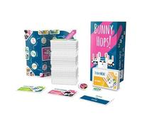 Bunny Hops! - Edición Inglesa, Divertido Juego de Mesa para la Familia & Amigos, 4-16 Jugadores, Juego de adivinanzas y mimes para Adultos y niños, Edades 10+, 3 Millones vendidos!