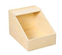 Bunny House Wooden Rabbit Hutch - Small Pet Nesting Box Shelter