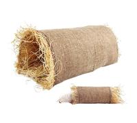 Bunny Hut, Pet Tunnel Toy, Natural Woven Design with Cozy Hiding Nest, Small Animal Shelter for Sleeping, Indoor Use, Outdoor Play, Rabbits, Guinea Pigs, 14.96x7.48x6.3 Inches