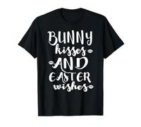 Bunny Kisses Easter Wishes Holiday Camiseta