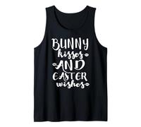 Bunny Kisses Easter Wishes Holiday Camiseta sin Mangas