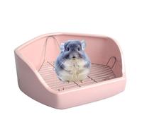 Bunny Litter Box, Pan Corner Toilet, Removable Wire Design, Small Animal Potty, Sturdy Garbage Pan, (11.81x10.24x4.92 Inches), Perfect For Bunnies, Chickens, Pet Training
