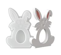 Bunny Mold - Silicone 1pc, Easter Rabbit Shape | Epoxy Resin Craft Tool For DIY Project Family Friends Holiday Party Plaster Clay Cement Art Home Crafting