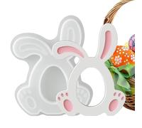 Bunny Mold - Silicone 1pc, Easter Rabbit Shape | Epoxy Resin Craft Tool For DIY Project Family Friends Holiday Party Plaster Clay Cement Art Home Crafting