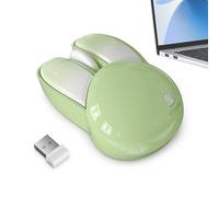 Bunny Mouse Wireless - Ergonómico 3.7 x 2.4 pulgadas polímero
