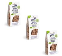 Bunny Nature Galletas con mordedura - Hierbas | Pack de 3 | 3 x 50 g | Complemento alimenticio para conejos enanos y roedores | Sin azúcar, aditivos ni colorantes | Con inulina