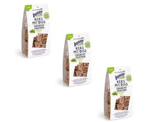 Bunny Nature Galletas con mordedura - Hierbas | Pack de 3 | 3 x 50 g | Complemento alimenticio para conejos enanos y roedores | Sin azúcar, aditivos ni colorantes | Con inulina