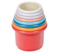 Bunny Nesting Snack Cups - Juegos de enriquecimiento de apilamiento de conejos, copas de escondite multicolor apilables | Actividad de juego interactiva de larga duración, ocultar conjuntos de alma