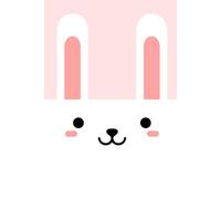 Bunny Notebook-Animal World Notebook Collection 6 x 9 Notebook with 100 lined pages- For kids- Can be used for doodling, writing and drawing.