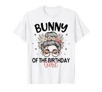 Bunny of The Birthday Girl Messy Bun - Gafas de Sol Florales Camiseta