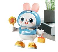 Bunny para Niños - 48 Canciones Mascota De Baile Eléctrico, Juguetes De Conejito Interactivos, para Entrenamiento De Levantamiento De Cabeza, Juguetes De Escena para Niños Y Niñas, Que Ofrecen Co