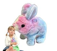 Bunny peluche jouet electronic Pet Bunny peluche rabbit jouet interactif bunny jouet electronic lunny peluche jouet pour interactif en peluche jouet lapin avec sons mignon jouet électr