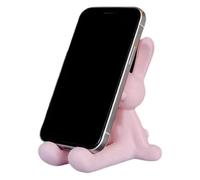 Bunny Phone Stand Holder, Tabletop Support Stand, Cute Bunny Phone Holder with Stable Base Feature, Material with Anti Slip Design, Desk with Decorative Style, Cell for Nightstand Dorm Library Cafe