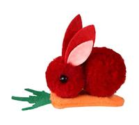 Bunny Plush Hair Clip, Plush Bunny Hairpin, Carrot Hairpin, Bunny Hair Accessories, Animal Hair Clip, Plush Animal Hair Clip, Bunny Hairpin for Women, Plush Bunny Hair Clip for Girls, Cute Plush Hair