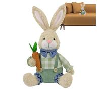 Bunny Plush - Juguete de peluche de conejo suave y esponjoso y adorable | Lindo bicho de guardería que brinda comodidad acogedora a la hora de dormir, compañero para acurrucarse con orejas flexibles p