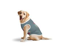 Bunny Rabbitprint - Chaleco grande para mascotas, transpirable, ligero, sin mangas