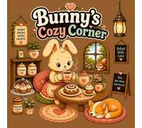 Bunny’s Cozy Corner: A Calm & Cozy Hygge Coloring Book for Adults Featuring Warm Cozy Café Moments, Sweet Bakery Treats, Cute Animal Friends, and ... Spaces (Calm and Cozy Coloring Books)