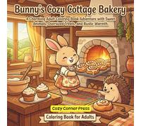 Bunny’s Cozy Cottage Bakery: A Charming Adult Coloring Book Adventure with Sweet Animals, Oversized Treats, and Rustic Warmth. (Cozy Corner)