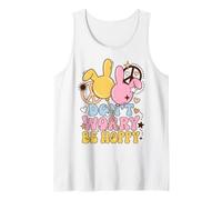 Bunny Saying Don't Worry Be Hoppy Rabbit Pun Camiseta sin Mangas