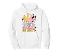 Bunny Saying Don't Worry Be Hoppy Rabbit Pun Sudadera con Capucha