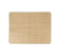 Bunny Scratch Pad, Natural Sisal Mat, 15.75x11.81in Cat Chew Toy Rug, Cooling Bedding Protector, Cage Accessory for Chinchilla, Hamster, Small, Animal Sleeping, Resting Use
