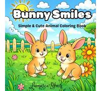 Bunny Smiles: simple & cute coloring book