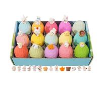 Bunny Theme Bath Balls - 15 Pieces Toy Inside, Kids Bathing Ball Set Surprise Toys, Fizz Bombs,Colorful Wash Play | Suitable for Boys Girls Birthday Holiday Travel Bathroom Toilet Restroom Hotel Home