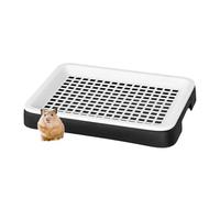 Bunny Toilet | Large Mink Litter Box Poop Basin | Detachable Bunny Litterbox For Adult Hamster B́unny Guinea Pig Small Animals Indoor Cage Use Pet Supplies and Daily Waste Management