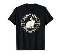 Bunny Trail Surveillance Division Funny Egg Hunter Pascua Camiseta