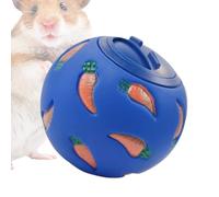 Bunny Treat Ball, Interactive Food Dispensing Toy, Snack Ball Puzzle Feeder, Forage Toy for Hedgehogs, Rabbits, Guinea Pigs, and Small Pets, Enhances Play and Mental Stimulation
