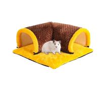 Bunny Tubes, Hamster Tube and Tunnel Bed, Small Animal Warm Fleece Tunnel Bed, Cozy Nest Habitat Fun Activity For Hamsters Rabbits Ferrets Chinchillas Squirrels, 5.91 Inches