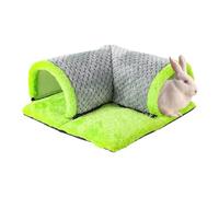 Bunny Tubes, Hamster Tube and Tunnel Bed, Small Animal Warm Fleece Tunnel Bed, Cozy Nest Habitat Fun Activity For Hamsters Rabbits Ferrets Chinchillas Squirrels, 5.91 Inches