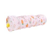 Bunny Tunnel - Flexible Small Pet Tube, Compact Collapsiblee Design, Engaging Playtime Path, Sturdy Exciting Activity Tunnel, Enrichment Exploration Toy | Home Travel Use for Chinchilla Hamster Rabbit