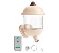 Bunny Water Bottle, 170ml Magnetic No Drip Drinker, Cage Water Bottle with Remote Control Night Light, for Hamster Chinchilla Ferret Bunny Cage Hydration