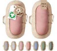 Bunnyjik Orgánico Sábana Bajera Moisés 28x74 Ovalada de Algodón 190GSM Extra Gruesa, Certificada Gots - Juego de 2 Sábanas Capazo - Suaves, Transpirables, Ajustables, Lujosas