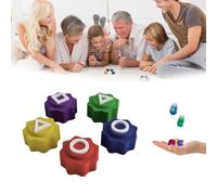 Buobiy Korean Traditional Play Game, Gonggi Jack Stone Pebbles Set, Korean Folk Game Set,Stone Catching Game - Hand Eye Coordination Training Toy (A)