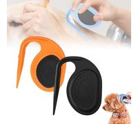 Buobiy Pet Knotting Comb, Knotting Comb for Cats | De Knotting Comb for Dog, Pet Grooming Comb Dog and Cat Shedding Tool for Removing Tangled and Loose Hair (Black+Orange)