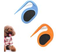 Buobiy Pet Knotting Comb, Knotting Comb for Cats | De Knotting Comb for Dog, Pet Grooming Comb Dog and Cat Shedding Tool for Removing Tangled and Loose Hair (Blue+Orange)