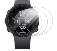 Buoluoioir 3 Piezas Protector de pantalla para Garmin Swim 2, Dureza 9H HD Película Protector de Cristal Templado,Cubierta Reloj libre de burbujas para Garmin Swim 2