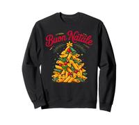 BUON Natale Italia Feliz Navidad Italia Celebración Pasta Sudadera