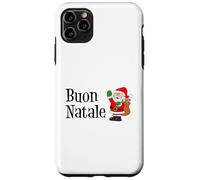 BUON Natale Italiano Feliz Navidad Dibujos Animados Santa Carcasa para iPhone 11 Pro MAX
