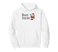 BUON Natale Italiano Feliz Navidad Dibujos Animados Santa Sudadera con Capucha