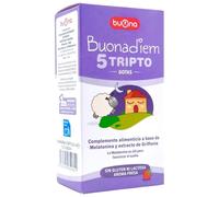 Buona Buonadiem 5-Tripto Gotas 30 ml - Suplemento para el Sueño y Descanso Infantil - Con 5-HTP (Griffonia) - Ayuda a Conciliar el Sueño de Bebés y Niños - Relajación Natural
