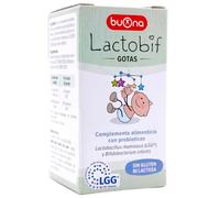 Buona Lactobif Flora Intestinal Gotas 8ml - Probióticos para Bebés y Niños - Equilibrio de la Flora Digestiva - Alivio de Cólicos y Diarrea Infantil - Defensas Naturales