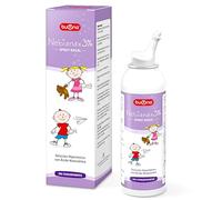 Buona Nebianax 3% Spray Nasal Hipertónico 100 ml - Descongestionante con Ácido Hialurónico - Limpieza Nasal Continua 360º para Bebés, Niños y Adultos - Alivio de Resfriados, Rinitis y Sinusitis